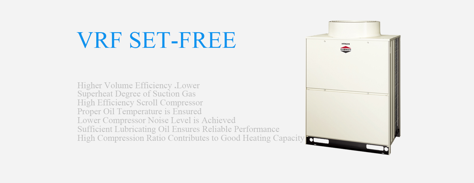 HITACHI VRF SET-FREE